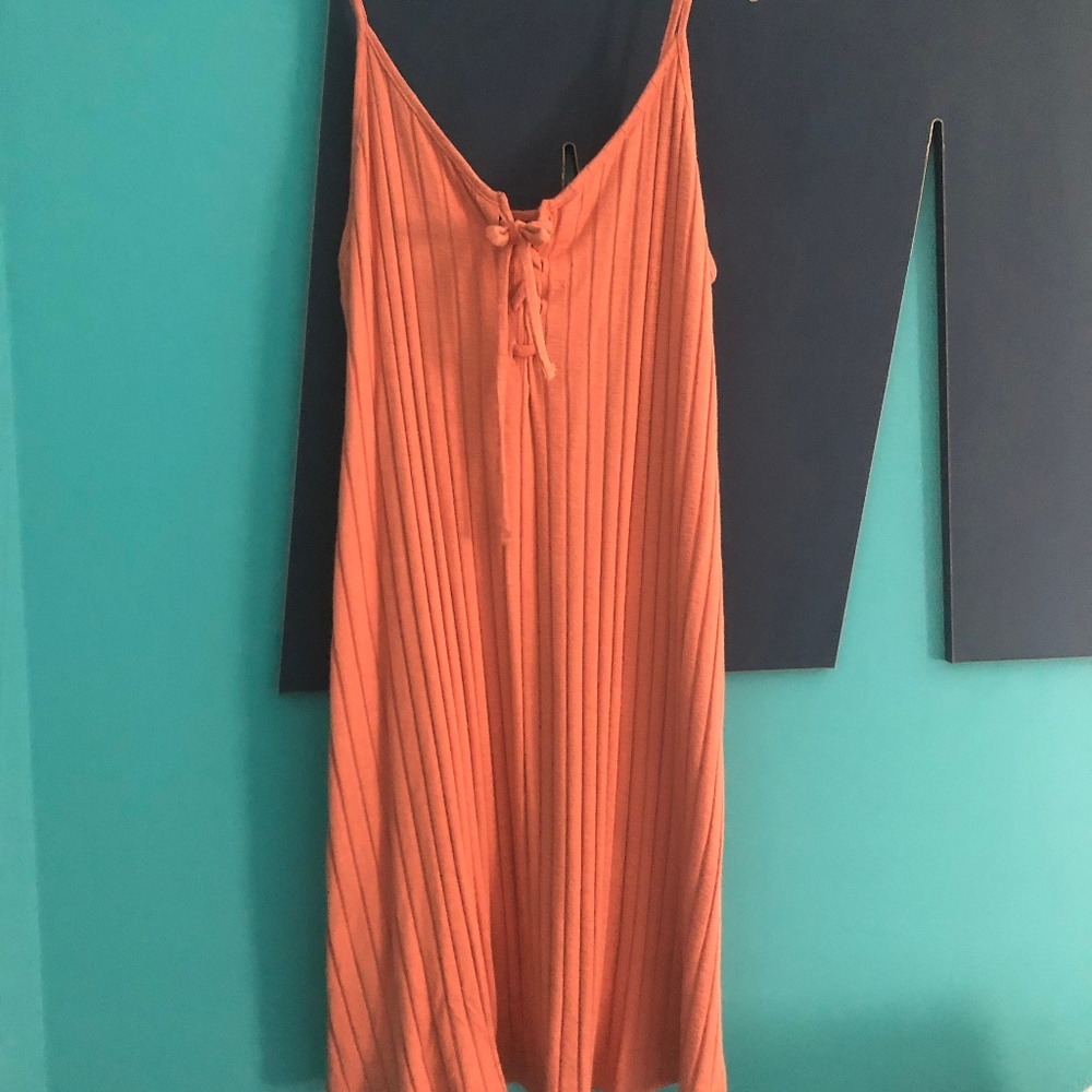 Casual Short Coral Dress